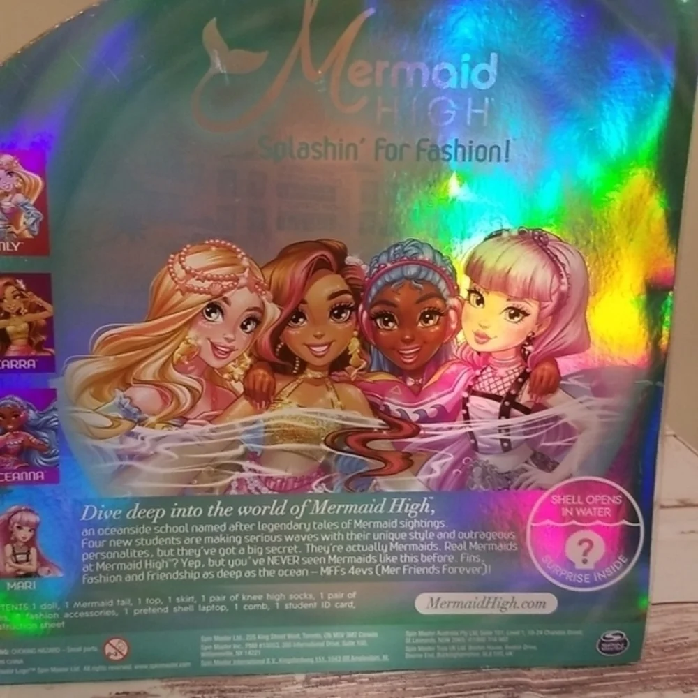 Mermaid High Mari Removable Tail .. Shell Opens‎ in Water .. NEW
